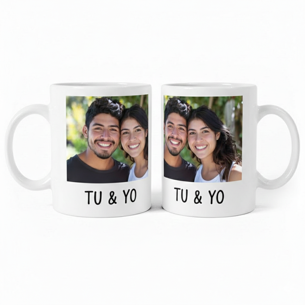 Dos Tazas "Conexión Perfecta" – El Regalo que lo Completa Todo ❤️