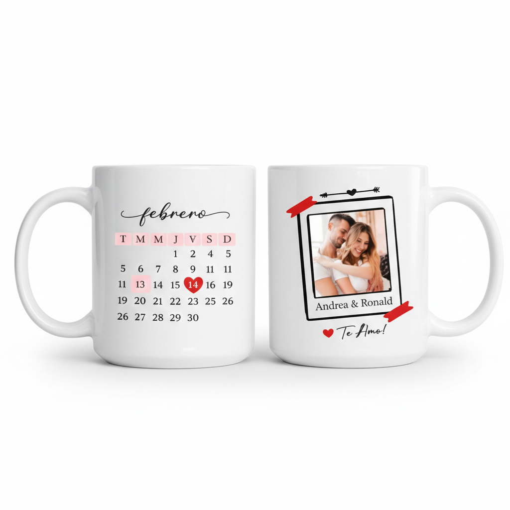 Dos Tazas "Conexión Perfecta" – El Regalo que lo Completa Todo ❤️